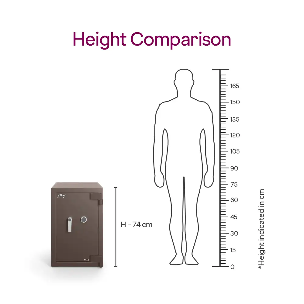Godrej Matrix 2414 V7 (79L) KL Coffee Brown Home Locker 